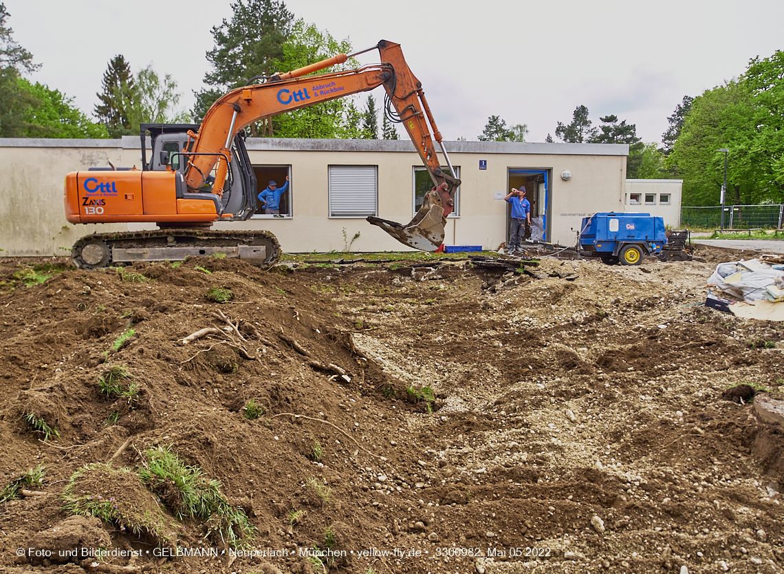 05.05.2022 - Baustelle am Haus für Kinder in Neuperlach